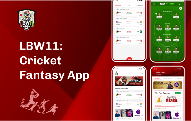 LBW11: A Cricket Fantasy App screenshot 1
