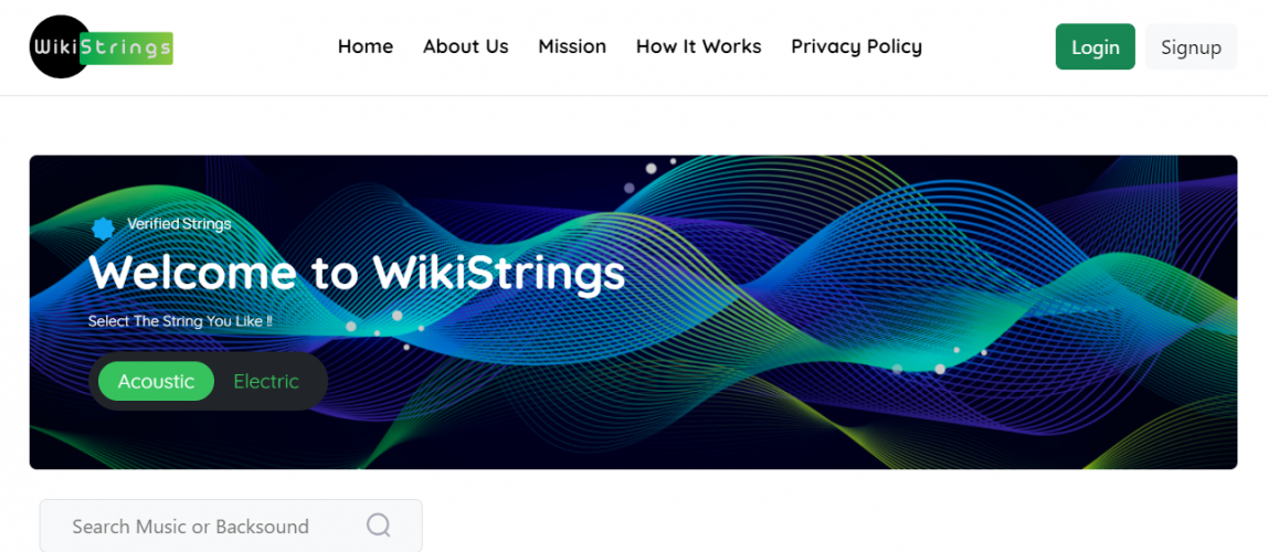 WikiString screenshot 1