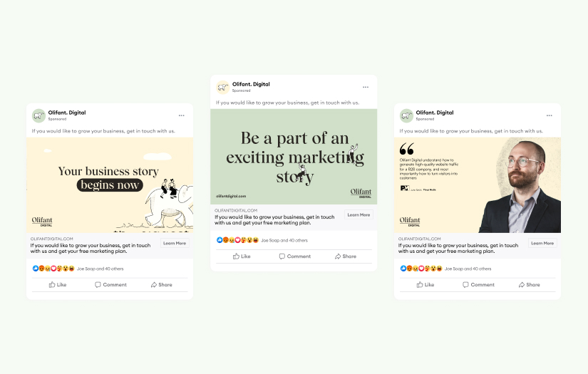 Olifant: Brand Identity & Web screenshot 3