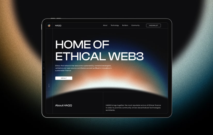 HAQQ: Brand Identity & Website screenshot 1