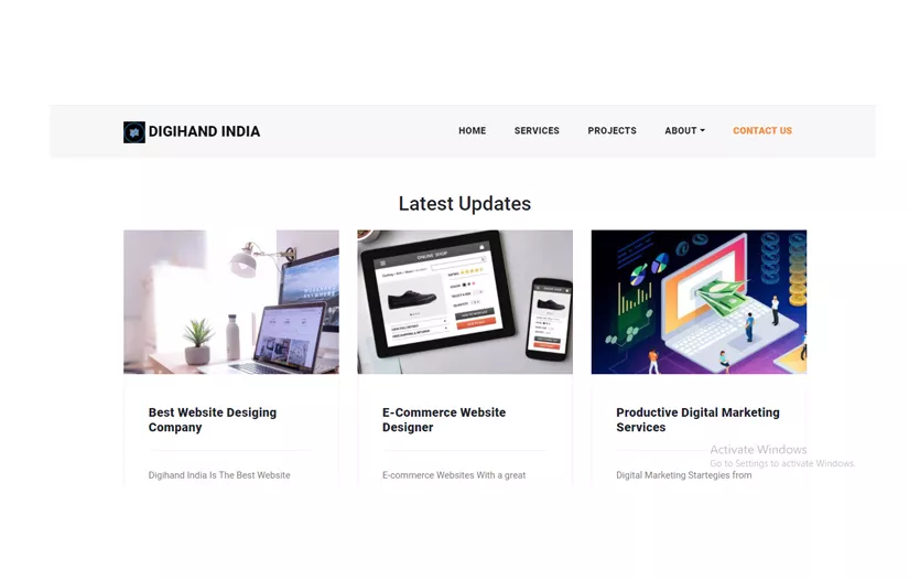 Digihand India | Website Designing and Digital Marketing Services screenshot 2