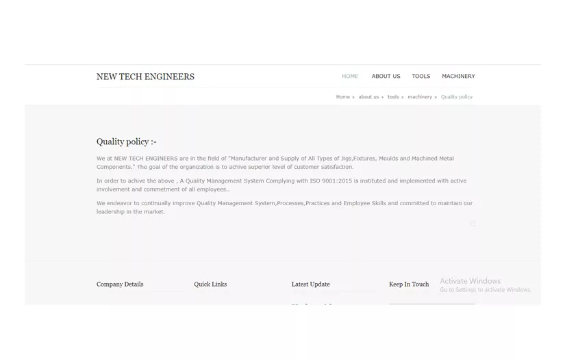 New Tech Engineers | Jigs, Fixtures and Machined components | Pune | INDIA screenshot 5