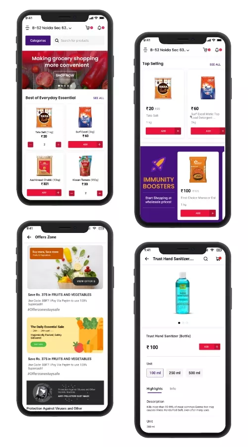 Devfresco - Online Grocery Shopping screenshot 1