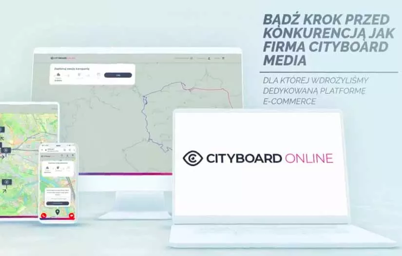 custom e-commerce platform - Cityboard Media screenshot 1