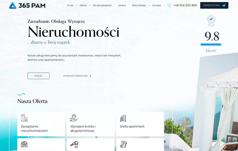 Web development & design - 365pam screenshot 1