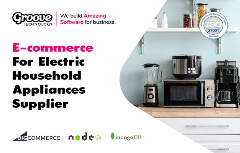E-commerce For Electric Household Appliances Supplier screenshot 1