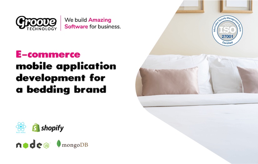 E-commerce mobile application development for a bedding brand screenshot 1