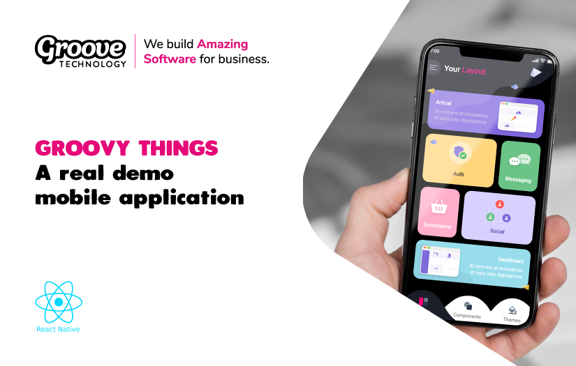 Groovy Things – A real demo mobile application screenshot 1
