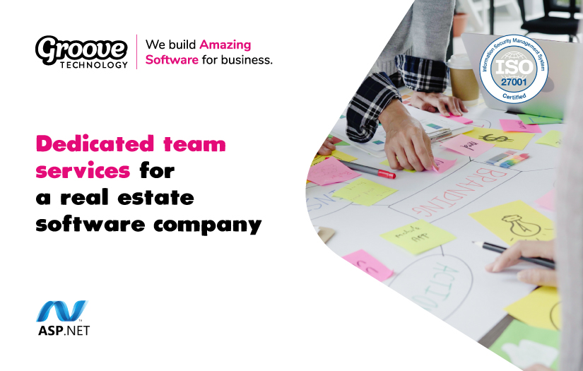 Dedicated team services for a real estate software company screenshot 1