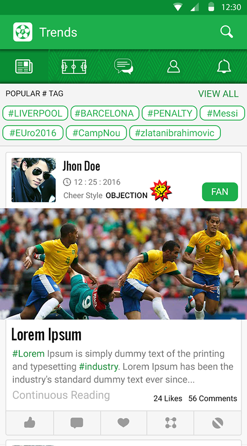 Fanzir- Sports Mobile App screenshot 4