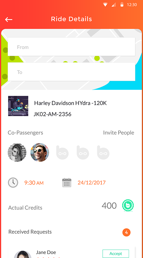 BONO- Carpool/Ride share mobile app screenshot 4