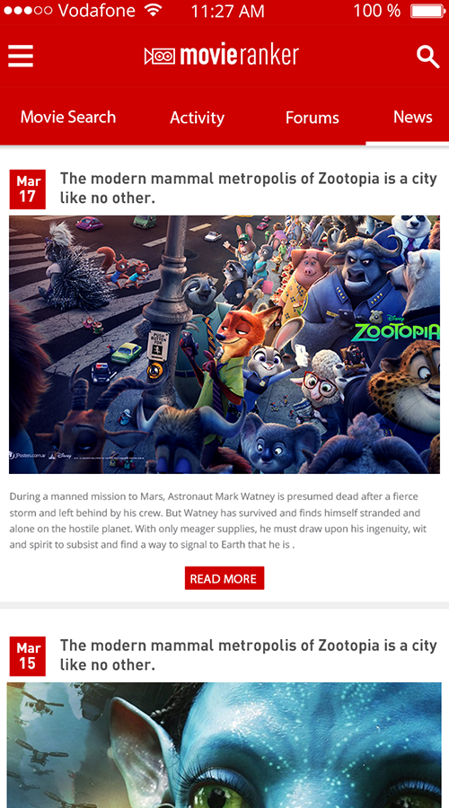 Movie Ranker- movie-related social media tool screenshot 5