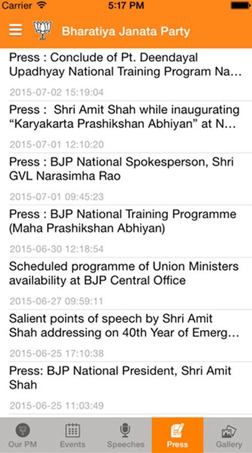 BJP- Political Party Mobile App screenshot 3