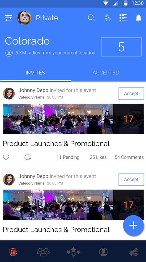 Popcorn-Event Mobile App screenshot 2