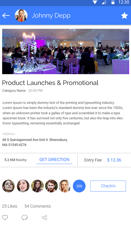 Popcorn-Event Mobile App screenshot 5