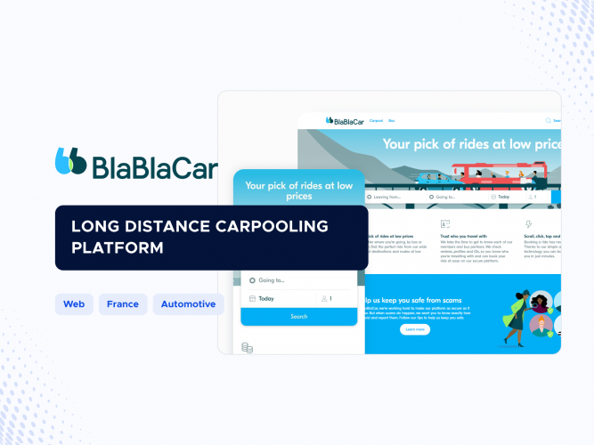 Long Distance Carpooling Platform screenshot 1