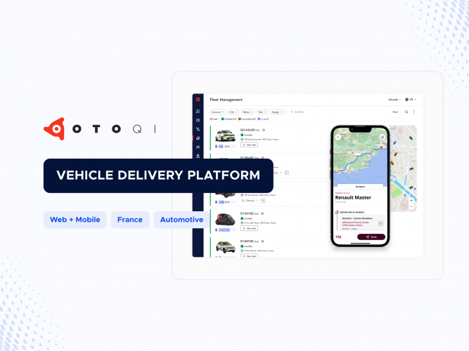 Vehicle Delivery Platform screenshot 1