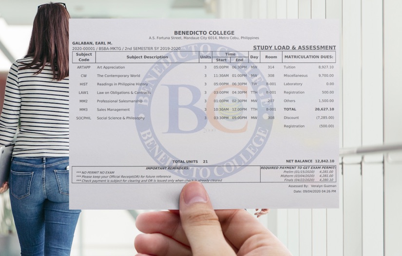 Benedicto College - Student Registration System screenshot 3