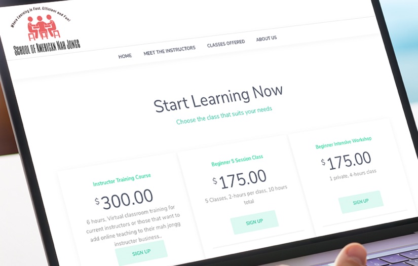 The School of American Mah Jongg screenshot 1