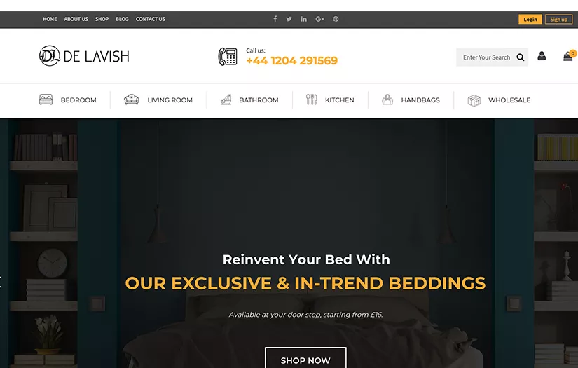 DeLavish: Wordpress Web Development screenshot 1