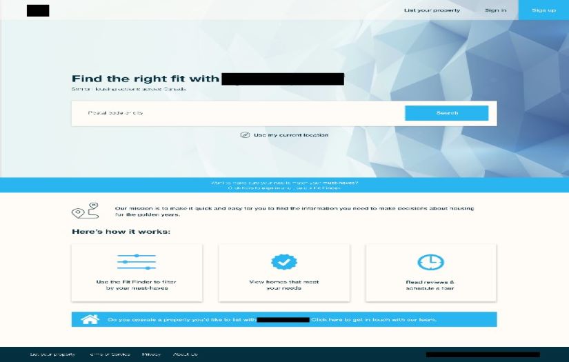 Rent of housing services for senior citizens screenshot 1
