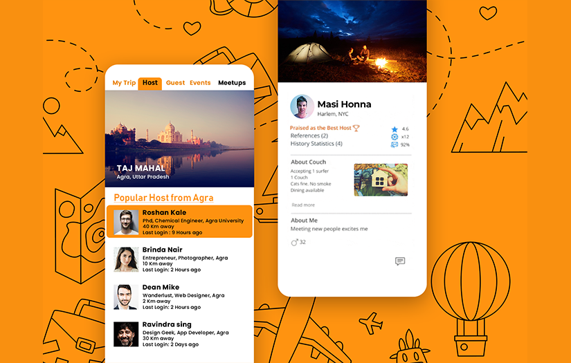 Couch Surfing App screenshot 1