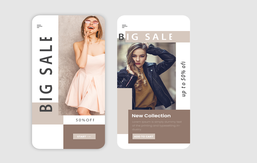 Boutique App Design screenshot 1