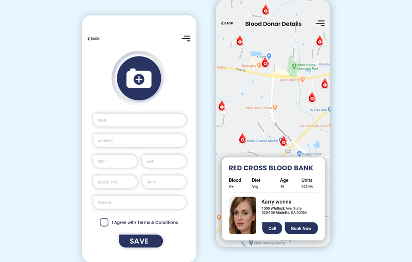 Blood Donor App screenshot 1