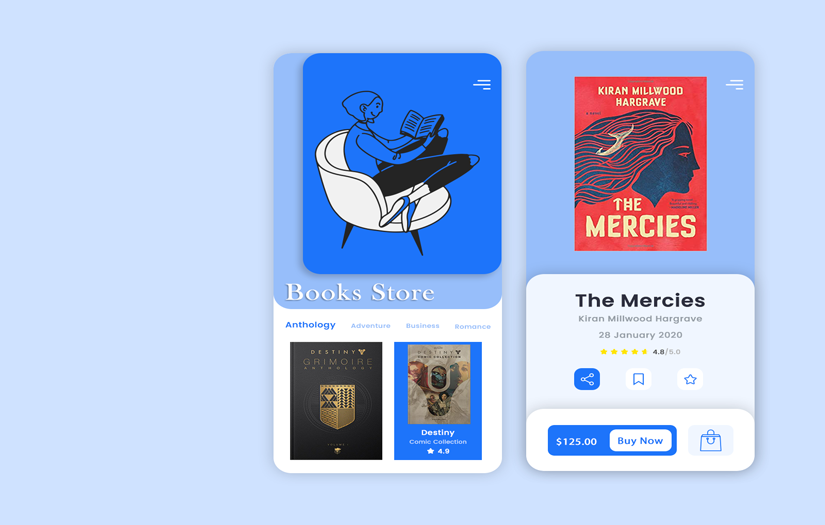 Online Book Store App screenshot 1