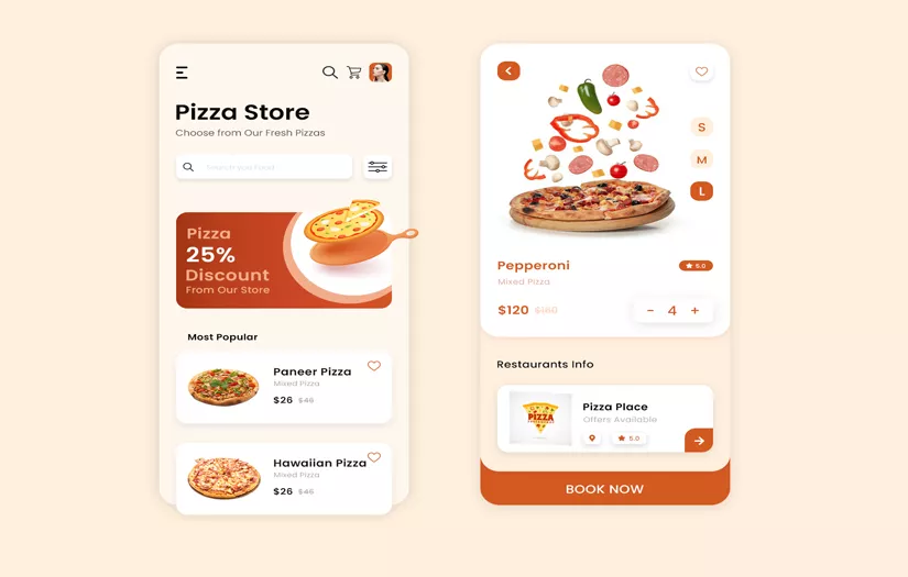 Pizza Delivery App screenshot 1