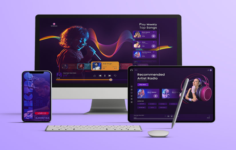 Music App UIUX screenshot 1