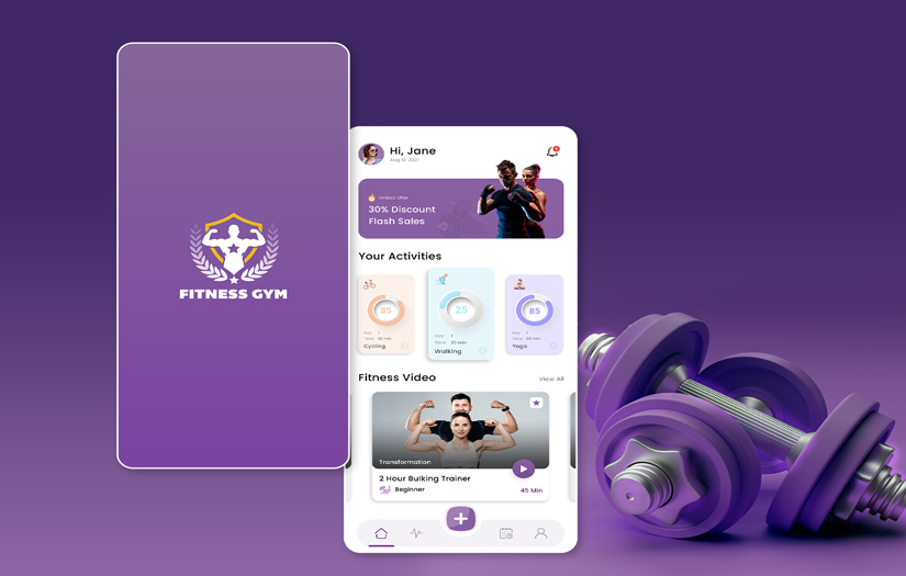 Gym Fitness App screenshot 1