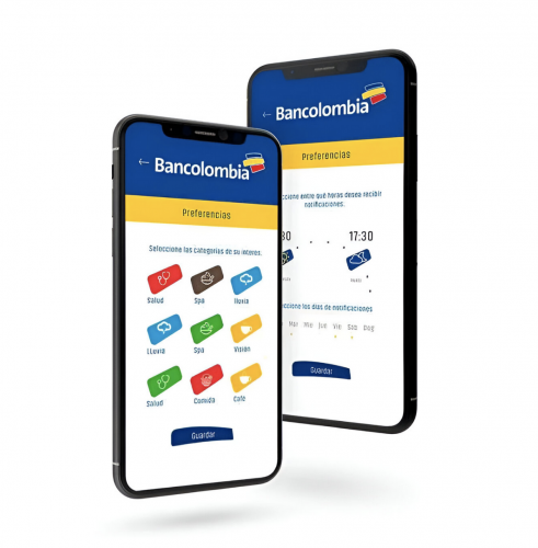 Mobile + Web Solution For International Bank - BANCOLOMBIA BANK screenshot 4