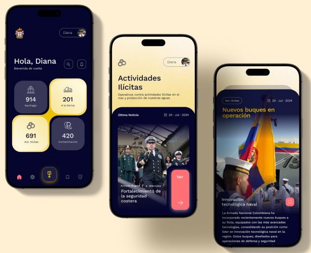 Software Development partner for The Colombian Navi Army screenshot 1