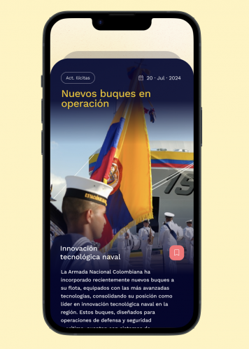 Software Development partner for The Colombian Navi Army screenshot 4