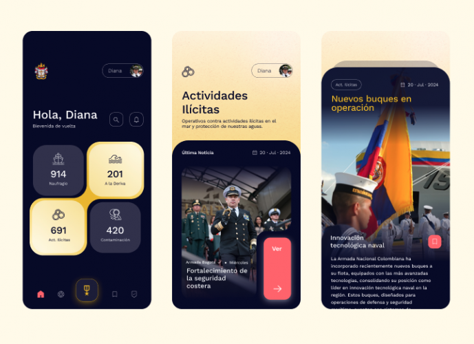 Software Development partner for The Colombian Navi Army screenshot 5