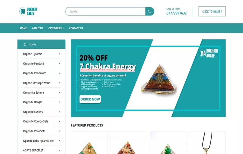 Bukhari Agate SEO Case Study screenshot 1