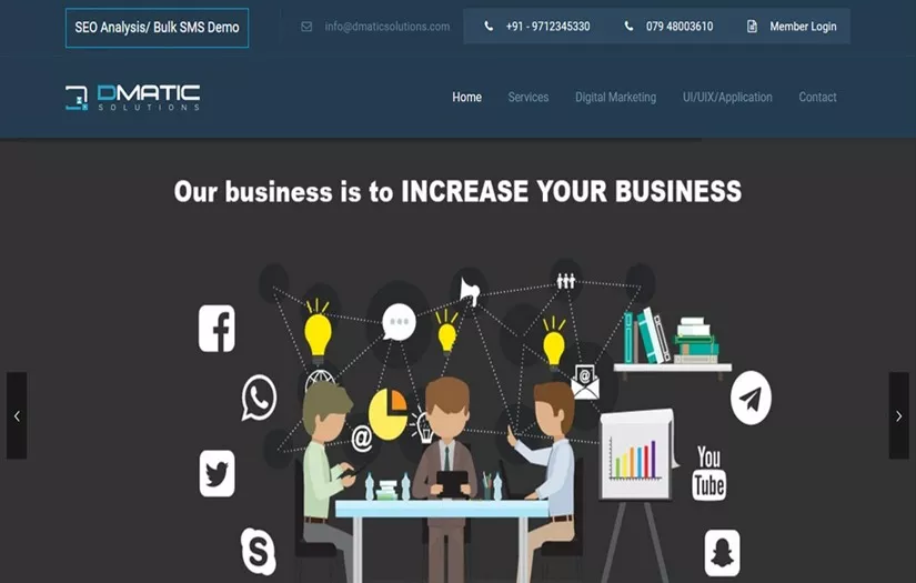 Dmatic Solution Digital Marketing Case Study screenshot 1