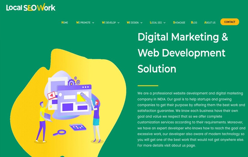 Local SEO Work - Digital Marketing Case Study screenshot 1