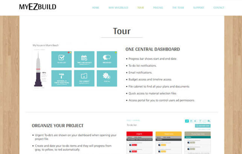 myEZbuild screenshot 2