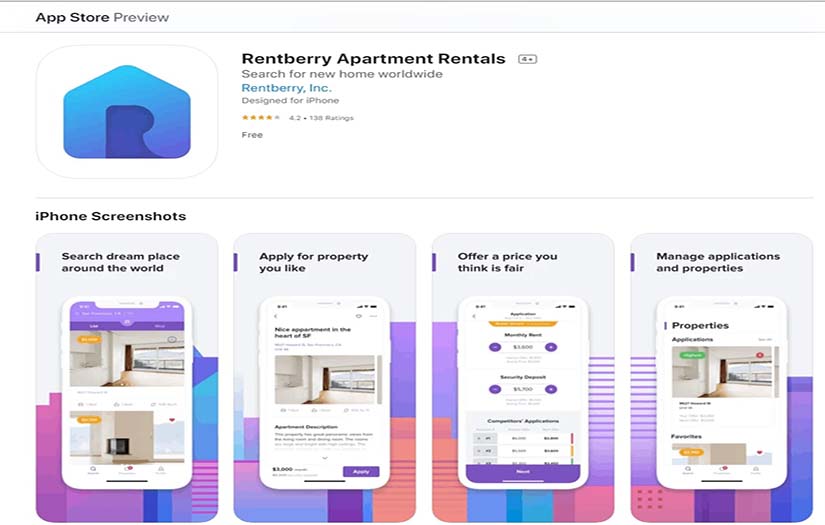 Rentberry: Apartment Rentals Worldwide screenshot 1