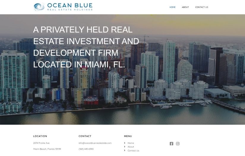 Ocean Blue Real Estate Holdings screenshot 2