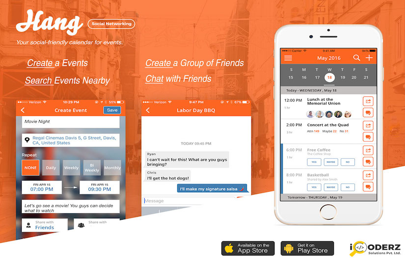 Hang - Social Calendar to Plan and Share Events with Your Friends screenshot 1