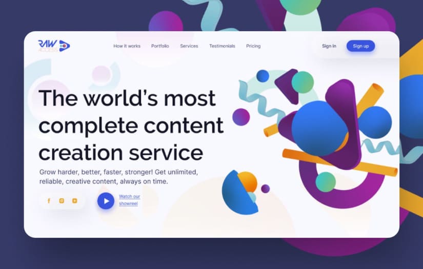 Raw Access  - UX/UI Design, Website Development screenshot 2