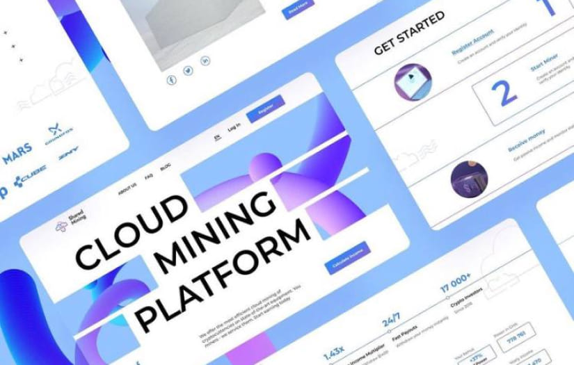 Shared Mining - Logo, Branding & UX/UI Design screenshot 1