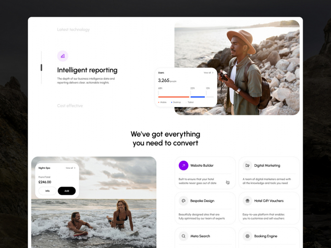 Wionix - Web design for the hotel technology experts screenshot 1