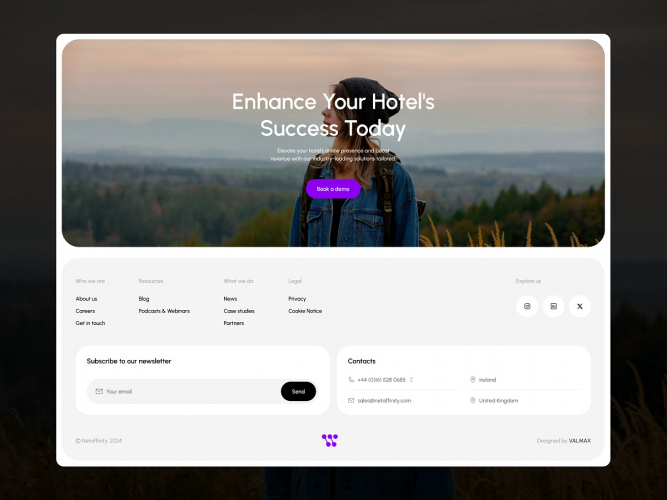 Wionix - Web design for the hotel technology experts screenshot 3