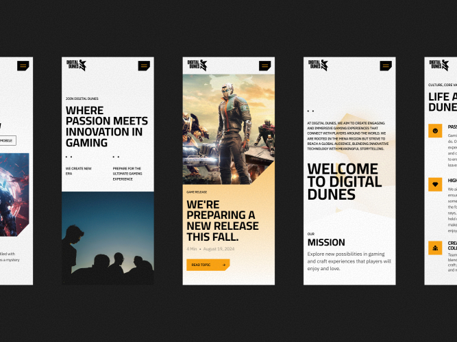 Branding, Web Design & Website Development for Digital Dunes  screenshot 1