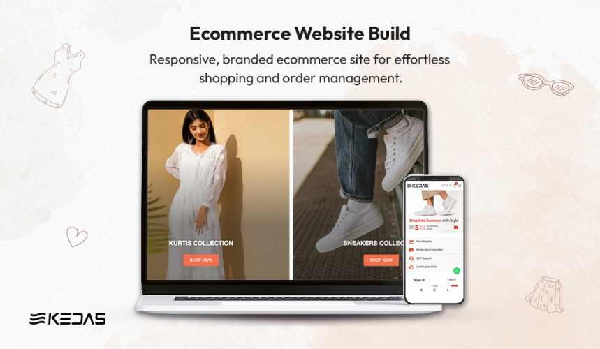 Custom E-commerce Website Development screenshot 1
