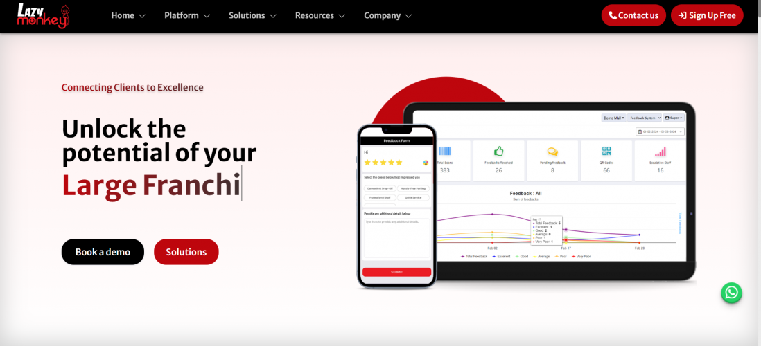 QR-Powered Feedback & Web Solution screenshot 1